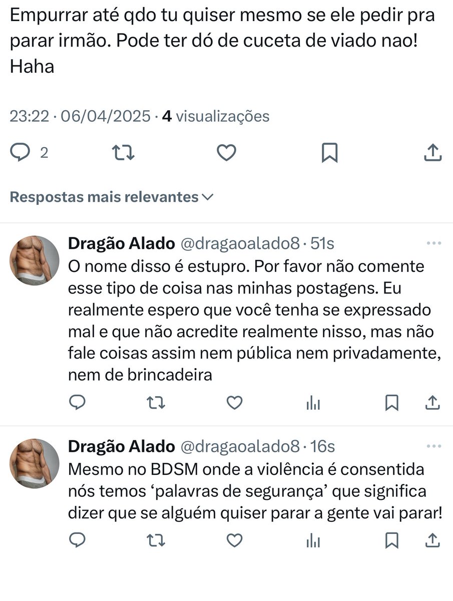 O problema dos BAUNILHAS querendo brincar de BDSM! Há 1 distância BRUTAL entre ser Dominador e ser 1 mero abusador qualquer! SEXO é livre e liberdade nunca vai ser sinônimo de abuso. Se vc for vítima de algm idiota desses procure ajuda e por favor, EVITE caras e situações assim!
