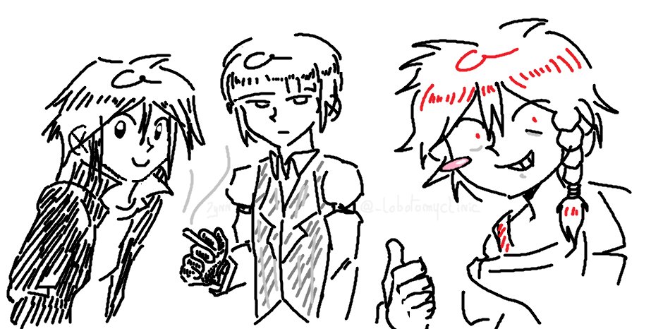 _lobotomyclinic's tweet image. ╭──╯ . . . . . #PROMOTWT ^q^. . . . . ╰──╮
Artist (digital/traditional)
Zeno Remake, Ranfren & No Salv fan
I am a weirdo & an edglord
No DNI + IFB
French & English speaker
ׂ╰┈➤ #moothunt #zenotwt #ranfrentwt #nosalvtwt #ranfren #zenoremake #nosalvation