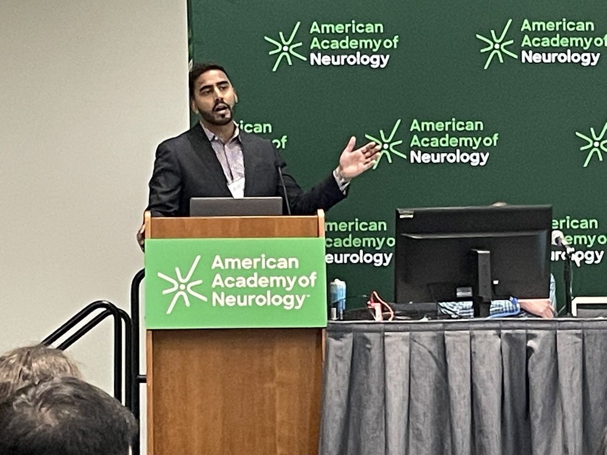 Robert Regenhardt, MD, PhD (@rwregen) on Twitter photo Cortical superficial siderosis is an important biomarker for prognosis in patients with CAA and brain hemorrhage! Great talk by <a href="/alvindasMD/">Alvin Das</a> <a href="/guroledip/">Edip Gurol</a> <a href="/JoshGoldsteinMD/">Josh Goldstein</a> <a href="/SMGreenbergNeur/">Steven M. Greenberg MD, PhD</a> <a href="/AANmember/">American Academy of Neurology</a> #AANAM Cortical superficial siderosis is an important biomarker for prognosis in patients with CAA and brain hemorrhage! Great talk by <a href="/alvindasMD/">Alvin Das</a> <a href="/guroledip/">Edip Gurol</a> <a href="/JoshGoldsteinMD/">Josh Goldstein</a> <a href="/SMGreenbergNeur/">Steven M. Greenberg MD, PhD</a> <a href="/AANmember/">American Academy of Neurology</a> #AANAM