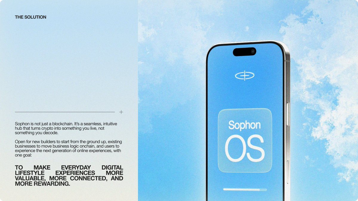 1/🚀 Imagine an operating system where your online presence isn’t just tracked but rewarded.
Welcome to <a href="/sophon/">sophon</a> , the future of consumer-centric blockchain experiences.
Here’s how it’s changing the game: 🧵👇