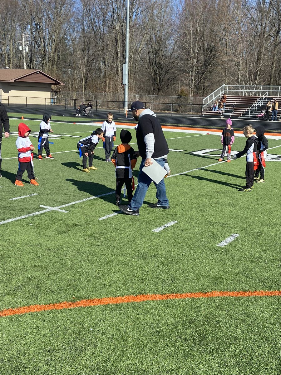 Great first day of Spring flag football!!! Over 200 CHESANING kids took the field today!!! Go Indians!!!