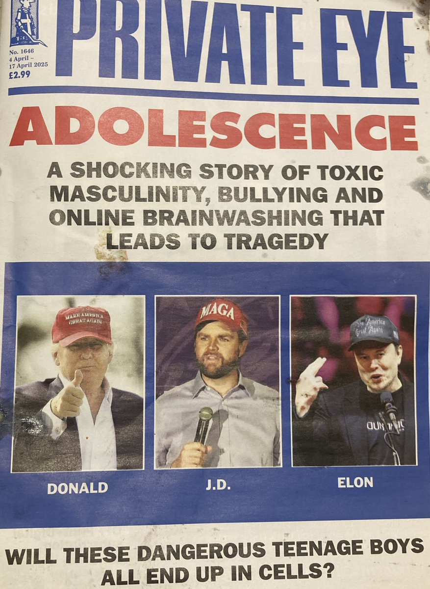 Brilliant cover by <a href="/PrivateEyeNews/">Private Eye Magazine</a>
