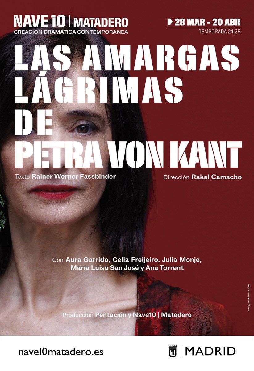 vista teatral (@vteatral) on Twitter photo Todo lo que hace <a href="/RakelCamacho/">Rakel Camacho</a> es muy punky, divertido, extravagante, visceral. Este montaje contagia con su ritmo y su color, con su fantástica imaginación. Increíble Ana Torrent, Fabulosa Aura Garrido, gamberra <a href="/CeliaFreijeiro/">Celia Freijeiro</a>, hipnótica Julia Monje. <a href="/Nave10Matadero/">Nave 10 Matadero</a> Todo lo que hace <a href="/RakelCamacho/">Rakel Camacho</a> es muy punky, divertido, extravagante, visceral. Este montaje contagia con su ritmo y su color, con su fantástica imaginación. Increíble Ana Torrent, Fabulosa Aura Garrido, gamberra <a href="/CeliaFreijeiro/">Celia Freijeiro</a>, hipnótica Julia Monje. <a href="/Nave10Matadero/">Nave 10 Matadero</a>