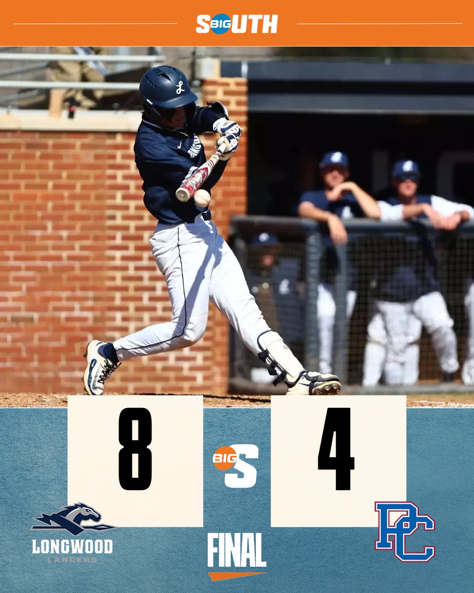 Big South Conference (@bigsouthsports) on Twitter photo Longwood locks down PC and closes out the series with a win! 👏🔒
#BigSouthBase x <a href="/LongwoodBase/">Longwood Baseball</a> Longwood locks down PC and closes out the series with a win! 👏🔒
#BigSouthBase x <a href="/LongwoodBase/">Longwood Baseball</a>