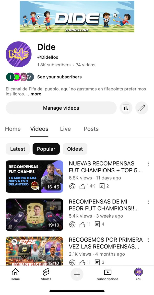 didelloo's tweet image. I only want to congratulate to @IsabellaRuby01 for her amazing work in my Yt banner, she is a fantastic artist in all this kind of things. Thank you 👌👌