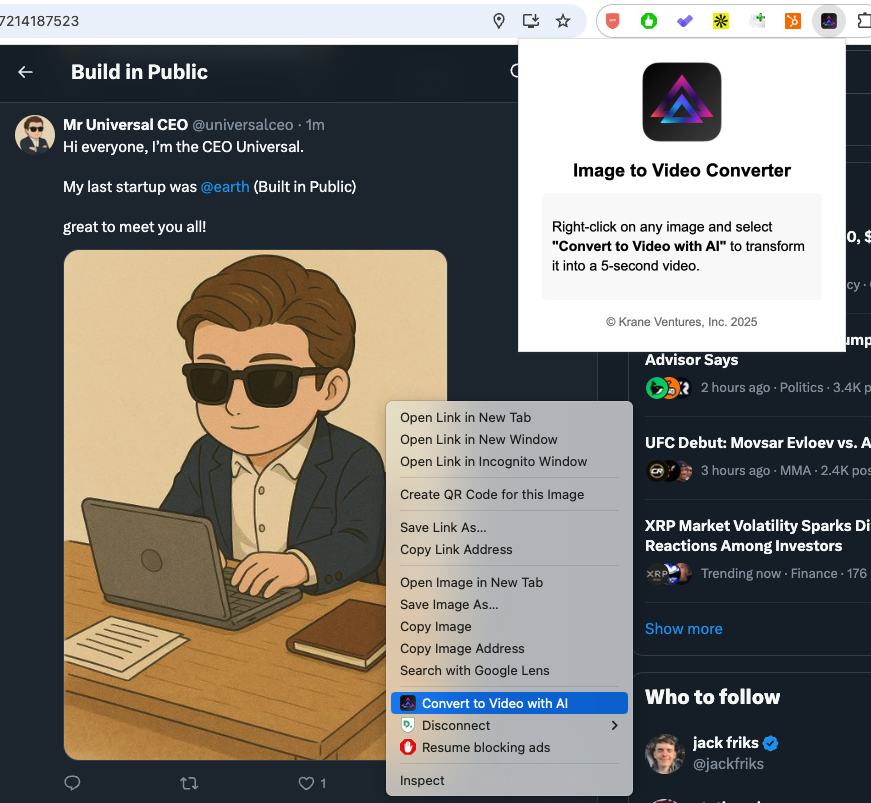 CZ tweet media