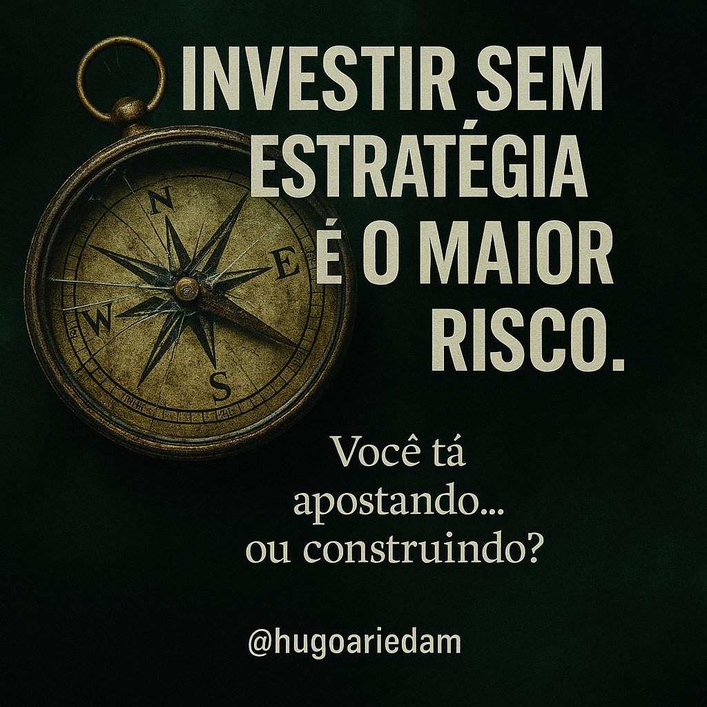 hugoariedam's tweet photo. 🚨 Investir sem estratégia pode custar caro.

Muita gente entra no mundo dos investimentos com pressa, emoção e zero planejamento. Resultado?
• Compram na alta e vendem na baixa.
• Seguem dicas aleatórias da internet.
• Ignoram o próprio perfil e objetivos. https://t.co/GLscuBONg0