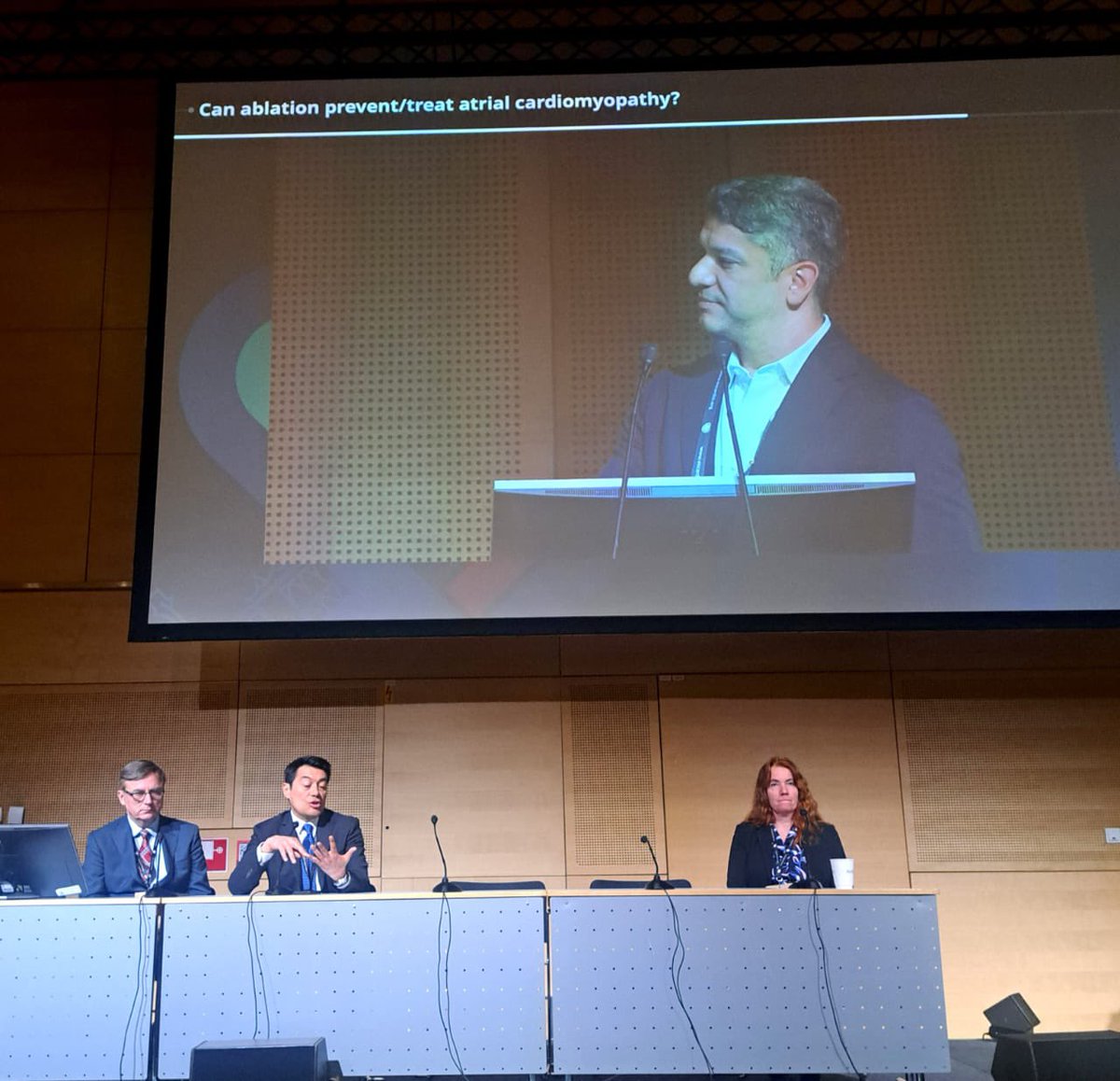 It was a great honor to co-chair <a href="/LAHRSonline1/">LAHRS</a> <a href="/EHRAPresident/">EHRAPresident</a>  session on Atrial cardiomyopathy at #EHRA2025 congress w Prof A Goette discussing the topic from basic science to EP LAB, excellent presentations by Bianca Brundel   <a href="/drluissaenz/">Luis C. Saenz, MD</a> <a href="/jczerpa/">JC ZERPA</a>  Thanks for the opportunity