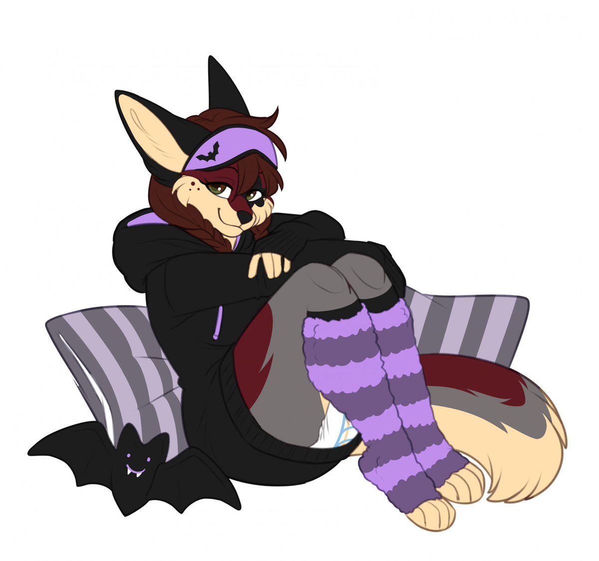 Sleepy and cozy, but still goth of course~ A cozy sketch comm for powhatan and noverz

♥ Website: minettefraise.carrd.co