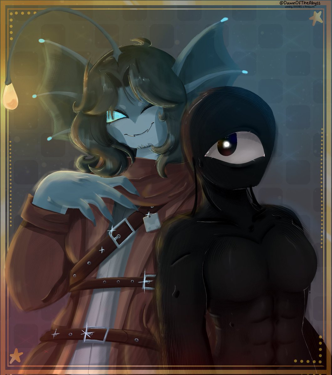 DawnOfTheAbyss's tweet photo. | WEEK 1 OF #DOORSxPressure
First post! I'm going to start posting my drawings that I have about these cool games, hope you enjoy!
#DOORSRoblox #doorsfanart #pressureroblox #pressurefanart #sebastianpressure #sebastiansolaceart #doorsSeek #SebastianSolace https://t.co/Zh5gAOkguF
