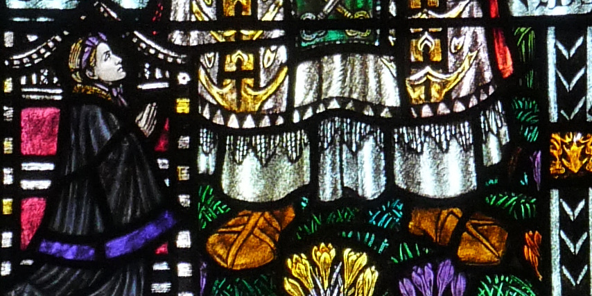 Margaret A Rope - an Art Great (@agnesrope) on Twitter photo Margaret had a 'medievalist' side. In this In Memoriam piece (St Laurence window, Shrewsbury) she depicts the late-lamented as a tiny figure kneeling at the saint's feet - a very medievalist touch...
<a href="/jimchesh/">Jim Cheshire</a> <a href="/SocChurchArch/">Society for Church Archaeology</a> Margaret had a 'medievalist' side. In this In Memoriam piece (St Laurence window, Shrewsbury) she depicts the late-lamented as a tiny figure kneeling at the saint's feet - a very medievalist touch...
<a href="/jimchesh/">Jim Cheshire</a> <a href="/SocChurchArch/">Society for Church Archaeology</a>
