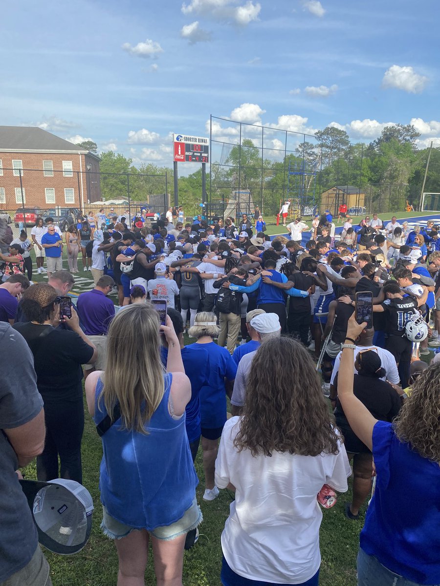 blushmoon08's tweet photo. Had a great time at Shorter spring game. Can’t wait to come up in the summer!@CoachACrisp @coachmorrison58 @NwGaFootball https://t.co/AlW3kQKZGQ