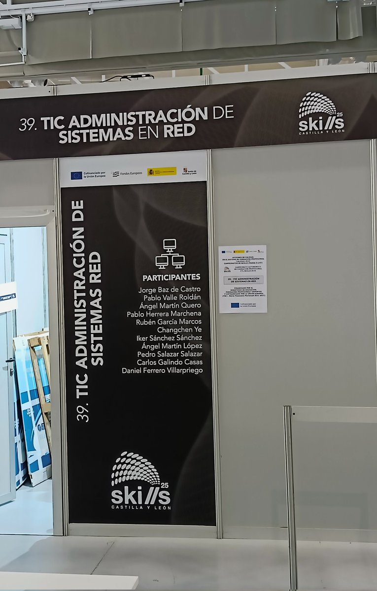 Dorigm (@dgm_aldo) on Twitter photo 📢Todo preparado para #CyLSkills2025: una semana llena de emoción, talento y oportunidades.
¿Estás listo para descubrir lo que la #FP puede hacer?
¡Empieza la cuenta atrás! ⌛<a href="/cylskills/">@cylskills</a> <a href="/educacyl/">Educación JCyL</a>
<a href="/educaciongob/">Ministerio de Educación, FP y Deportes</a>
<a href="/Spainskills_fp/">Spainskills</a> 📢Todo preparado para #CyLSkills2025: una semana llena de emoción, talento y oportunidades.
¿Estás listo para descubrir lo que la #FP puede hacer?
¡Empieza la cuenta atrás! ⌛<a href="/cylskills/">@cylskills</a> <a href="/educacyl/">Educación JCyL</a>
<a href="/educaciongob/">Ministerio de Educación, FP y Deportes</a>
<a href="/Spainskills_fp/">Spainskills</a>