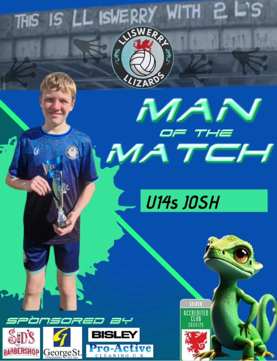 Beautiful day of sunshine and plenty of little Llizards playing some excellent football.
Well done to everyone having fun and playing with friends 💙🦎⚽
Special mention to all the Men of the Match and Players or the match 🏆🏆🏆🏆🏆🏆

#lliswerryllizardsfc #community #football