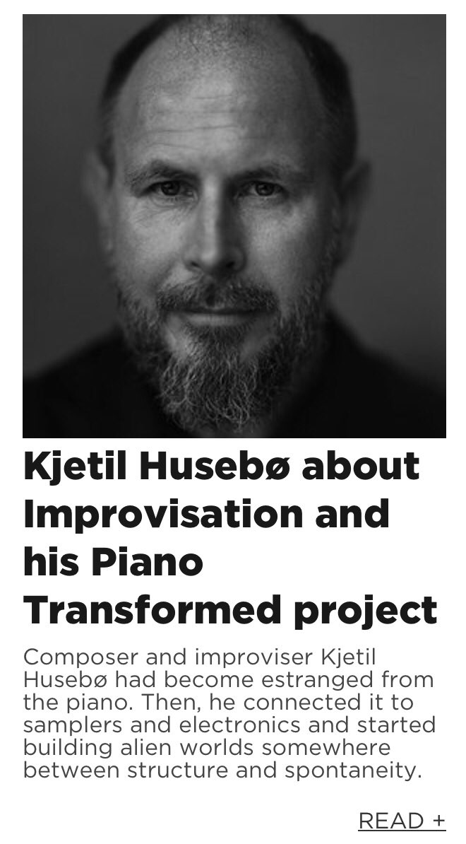 Interview in Fifteen Questions. 

Read it here: 15questions.net/interview/kjet…