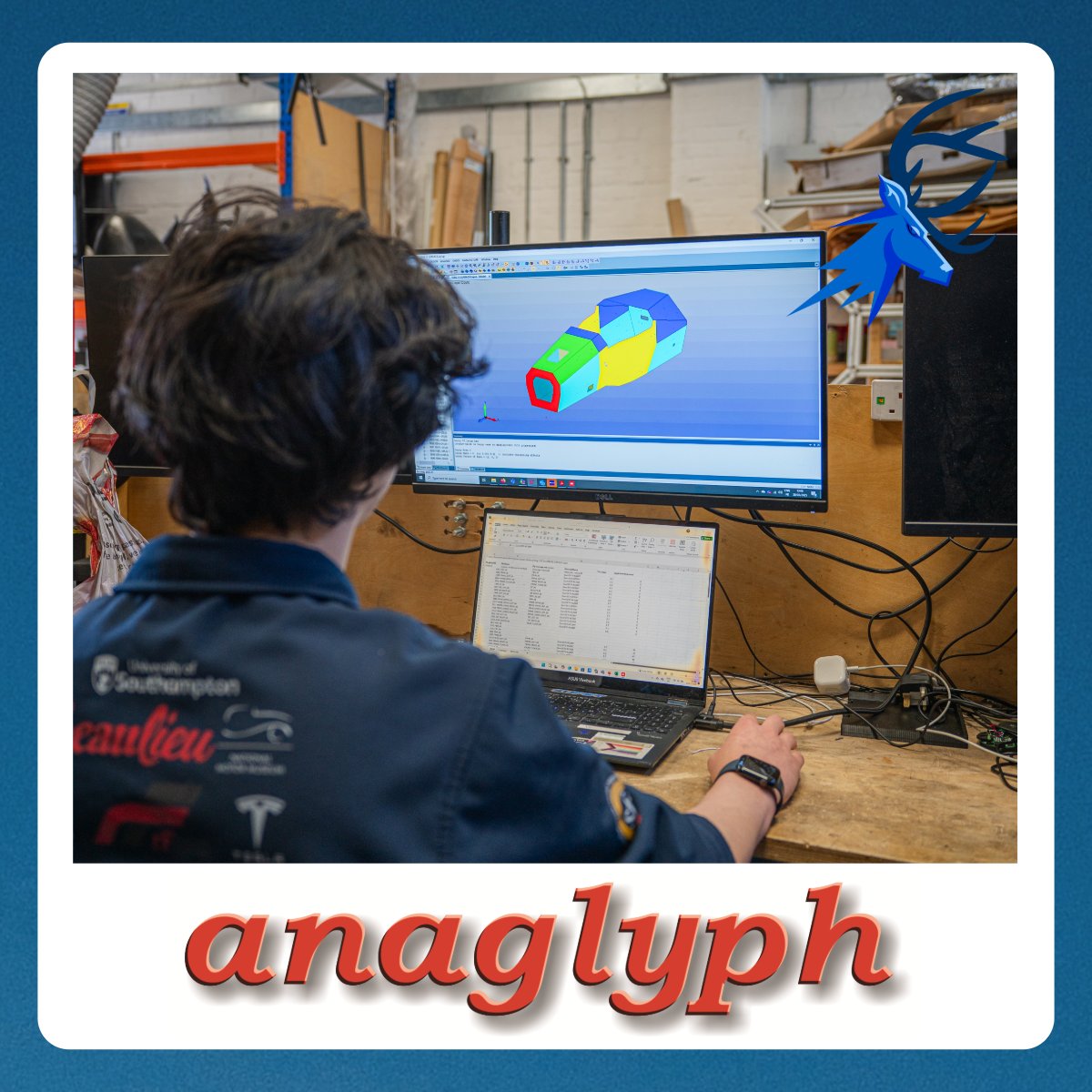 We are proud to announce our new sponsor Anaglyph! They are providing our team their revolutionary laminate tools to help our team plan and manufacture our composite components! Thank you Anaglyph for supporting SUFST!