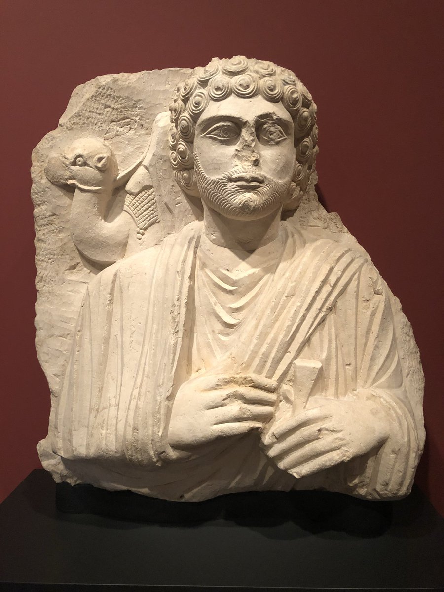 Chapps (@chapps) on Twitter photo <a href="/SokolowskiLuk/">Łukasz Sokołowski</a> <a href="/Glyptoteket/">NyCarlsbergGlyptotek</a> Oh those are really wonderful snail curls - one of my favorite design styles of Palmyrene portraits. Similar to the man with the camel below (name missing).
Ny Carlsberg Glyptotek, Copenhagen IN 2833.
📸 me <a href="/SokolowskiLuk/">Łukasz Sokołowski</a> <a href="/Glyptoteket/">NyCarlsbergGlyptotek</a> Oh those are really wonderful snail curls - one of my favorite design styles of Palmyrene portraits. Similar to the man with the camel below (name missing).
Ny Carlsberg Glyptotek, Copenhagen IN 2833.
📸 me