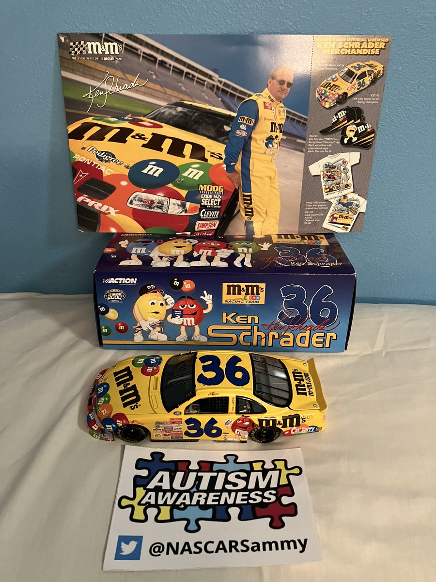 NASCARSammy's tweet image. It’s #AutismAwarenessMonth!  Let’s have another giveaway &amp;amp; spread #AutismAwareness in #NASCAR.

Winner picks a 1:24 diecast!

Choose between:
John Andretti or Ken Schrader.
Cheerios or M&amp;amp;M’s

Follow-Repost-Tags some friends 
Winner chosen April 20th.