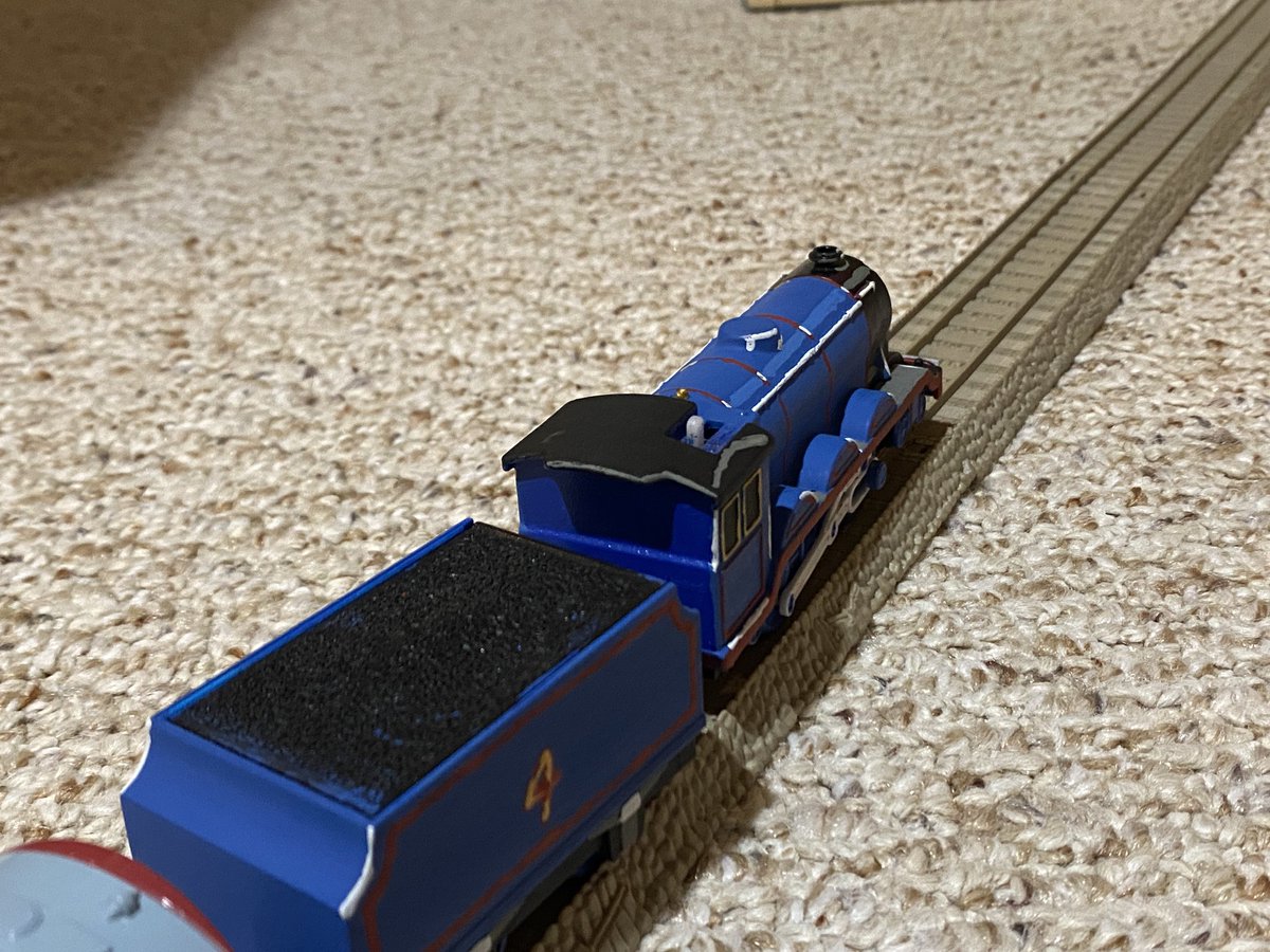 TAS1655's tweet image. Here is Gordon! Decided to go with the Kenny style over the Dalby one and I got to say I think he might be better than my Thomas!
