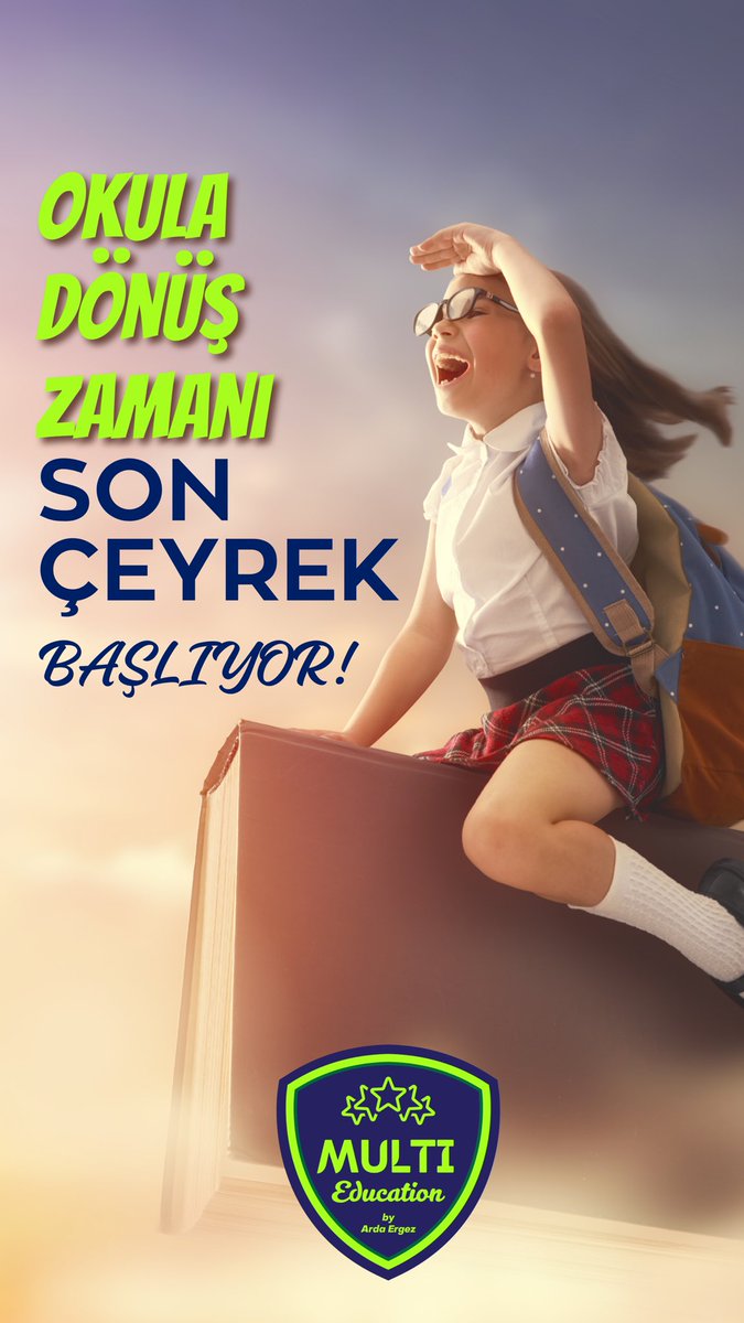 Son Çeyrek Yarın Başlıyor! 
Tüm öğrencilerimize ve öğretmenlerimize başarılar dileriz. ☘️