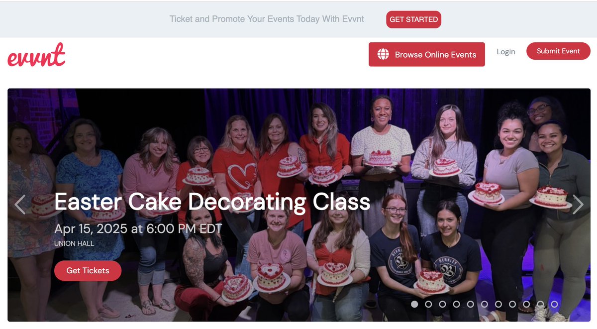 Easter Cake Decorating Class
Tuesday, April 15, 2025 • 6:00 PM - 8:00 PM EDT
Union Hall1023 Florida Avenue South
Lakeland, FL 33803