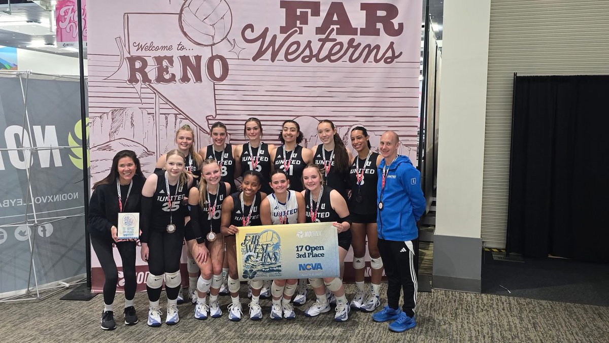 Here’s the visual proof - <a href="/1UnitedVBC/">1 United Volleyball</a> punches their ticket in 17 Open.