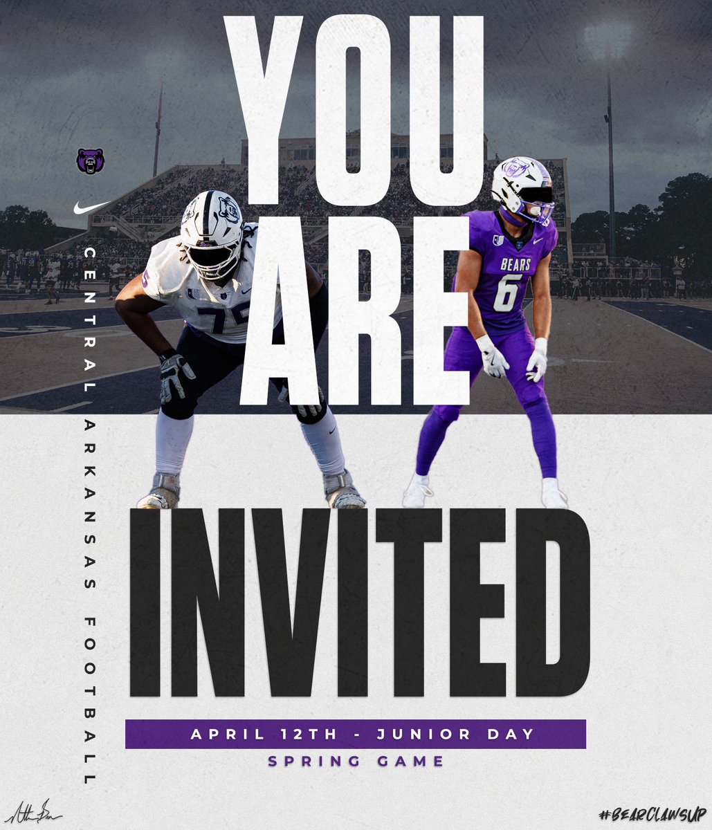 Thanks for the invite <a href="/NathanBrownUCA/">Nathan Brown</a> <a href="/Coach_TDavis/">Tony Davis - UCA</a> <a href="/CoachKre/">Kre Trammell</a>