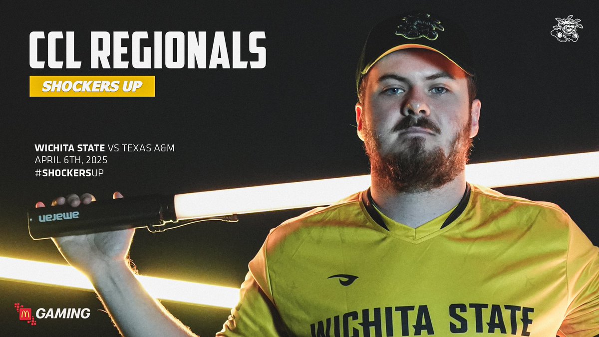 IN PROGRESS ☑️ Our CoD team is still running through CCL West Regionals, starting a game against Texas A&amp;M at 1:00pm CST!

Keep it up!! ⚡️ 

#shxgg #shockersup #McDonaldsGamimg