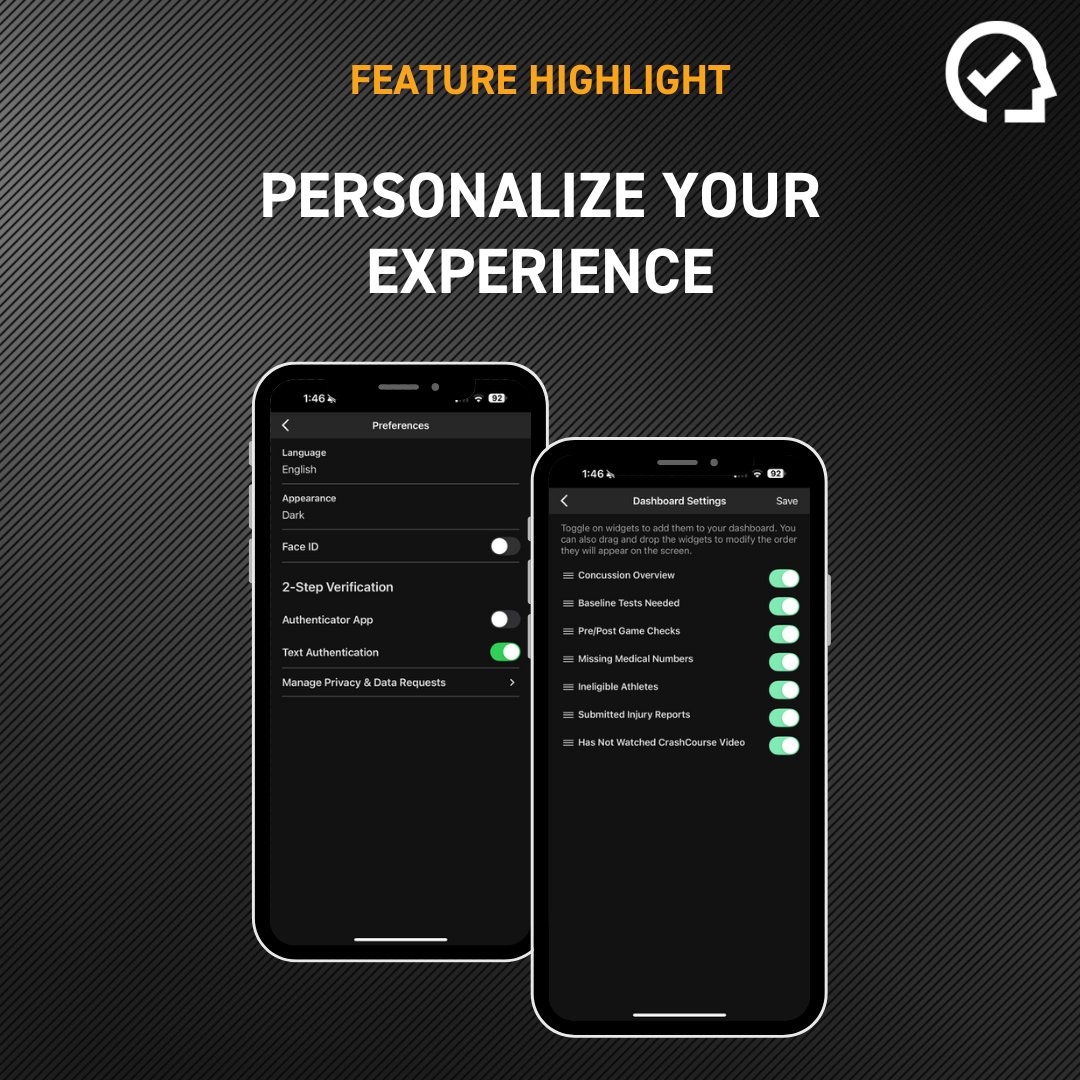 Take control of your HEADCHECK app with a suite of personalized options​​​​!

Language preferences, visual flexibility, and a customizable dashboard are just a few of the many features that allow you to personalize your HEADCHECK experience.

Learn more: na3.hubs.ly/y01JT90