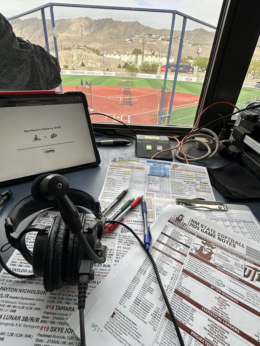 Sebastian Perez-Navarro (@sebastianpn8) on Twitter photo The word grateful cannot describe the absolute honor I feel to say that I have called my first two collegiate games doing Play-by-Play for <a href="/TheMinerVision/">TheMinerVision</a> and <a href="/ESPNPlus/">ESPN+</a>
A pleasure and honor to do it alongside <a href="/benji_grajeda/">Benjamin Grajeda</a> ! More <a href="/UTEPSoftball/">UTEP Softball</a> to come! The word grateful cannot describe the absolute honor I feel to say that I have called my first two collegiate games doing Play-by-Play for <a href="/TheMinerVision/">TheMinerVision</a> and <a href="/ESPNPlus/">ESPN+</a>
A pleasure and honor to do it alongside <a href="/benji_grajeda/">Benjamin Grajeda</a> ! More <a href="/UTEPSoftball/">UTEP Softball</a> to come!