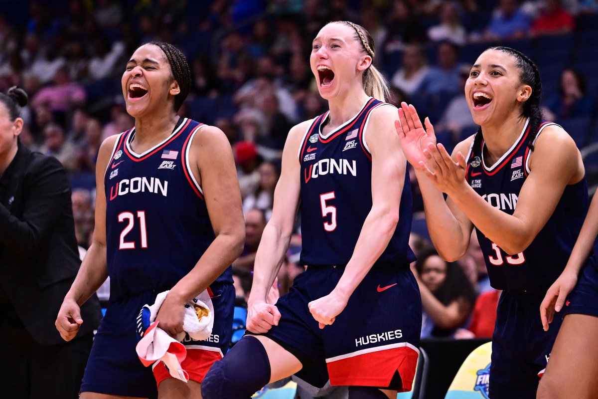 BBALLBABE (@bballbabe6) on Twitter photo Paige Bueckers + Azzi Fudd +
Sarah Strong = Nothing went wrong ๐ฏ
The UConn Huskies dominated the whole tournament on both ends with a cohesive team effort & perfectly executed run. ๐ค
Congratulations to Coach Geno & <a href="/UConnWBB/">UConn Womenโs Basketball</a>
The 2025 #NCAAWBB
National Champions! ๐ ๐ Paige Bueckers + Azzi Fudd +
Sarah Strong = Nothing went wrong ๐ฏ
The UConn Huskies dominated the whole tournament on both ends with a cohesive team effort & perfectly executed run. ๐ค
Congratulations to Coach Geno & <a href="/UConnWBB/">UConn Womenโs Basketball</a>
The 2025 #NCAAWBB
National Champions! ๐ ๐