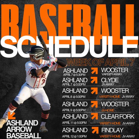 Ashland High School Baseball (@arrow_baseball) on Twitter photo Busy week for Arrow Baseball! #GoArrows
<a href="/ArrowsAD/">Jason Goings</a> <a href="/paramoc/">steve paramore</a> <a href="/CoachBeer33/">A.J. Beer</a> <a href="/Schmidty_81/">Coach Chris Schmidt</a> Busy week for Arrow Baseball! #GoArrows
<a href="/ArrowsAD/">Jason Goings</a> <a href="/paramoc/">steve paramore</a> <a href="/CoachBeer33/">A.J. Beer</a> <a href="/Schmidty_81/">Coach Chris Schmidt</a>
