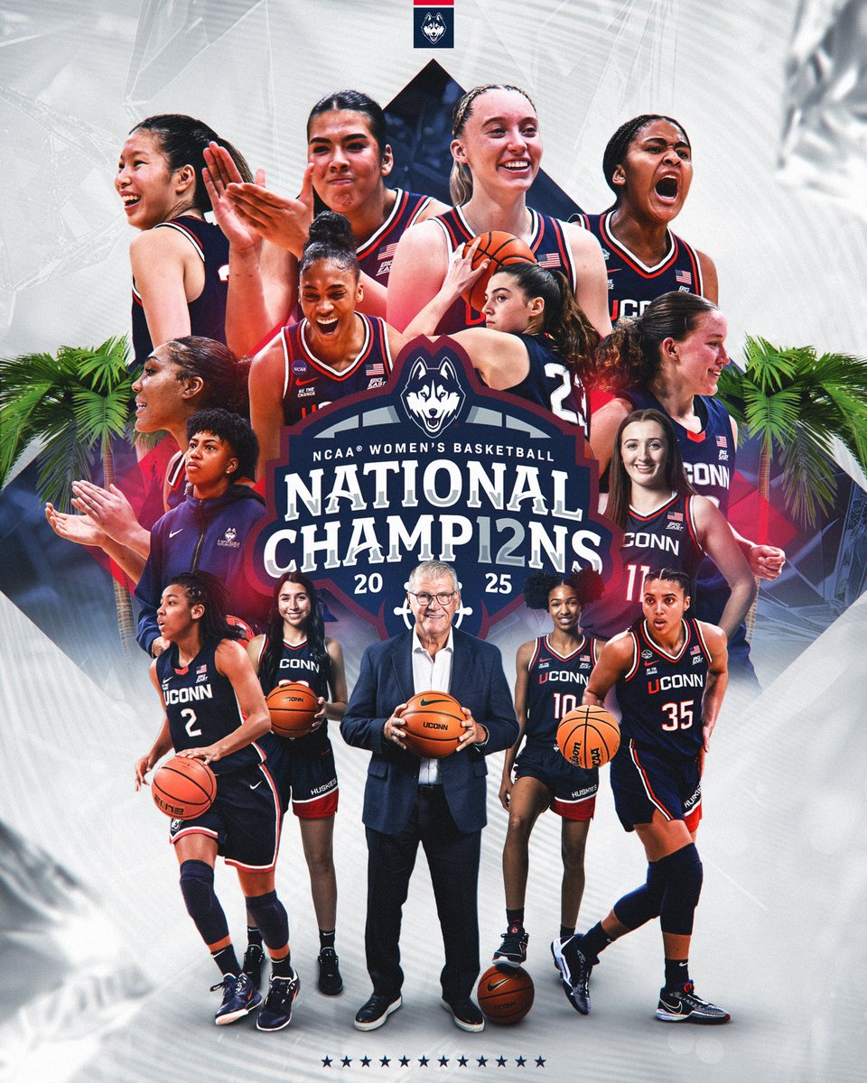 UConnWBB's tweet image. WE’RE BACK
THE HUSKIES ARE NATIONAL CHAMPIONS