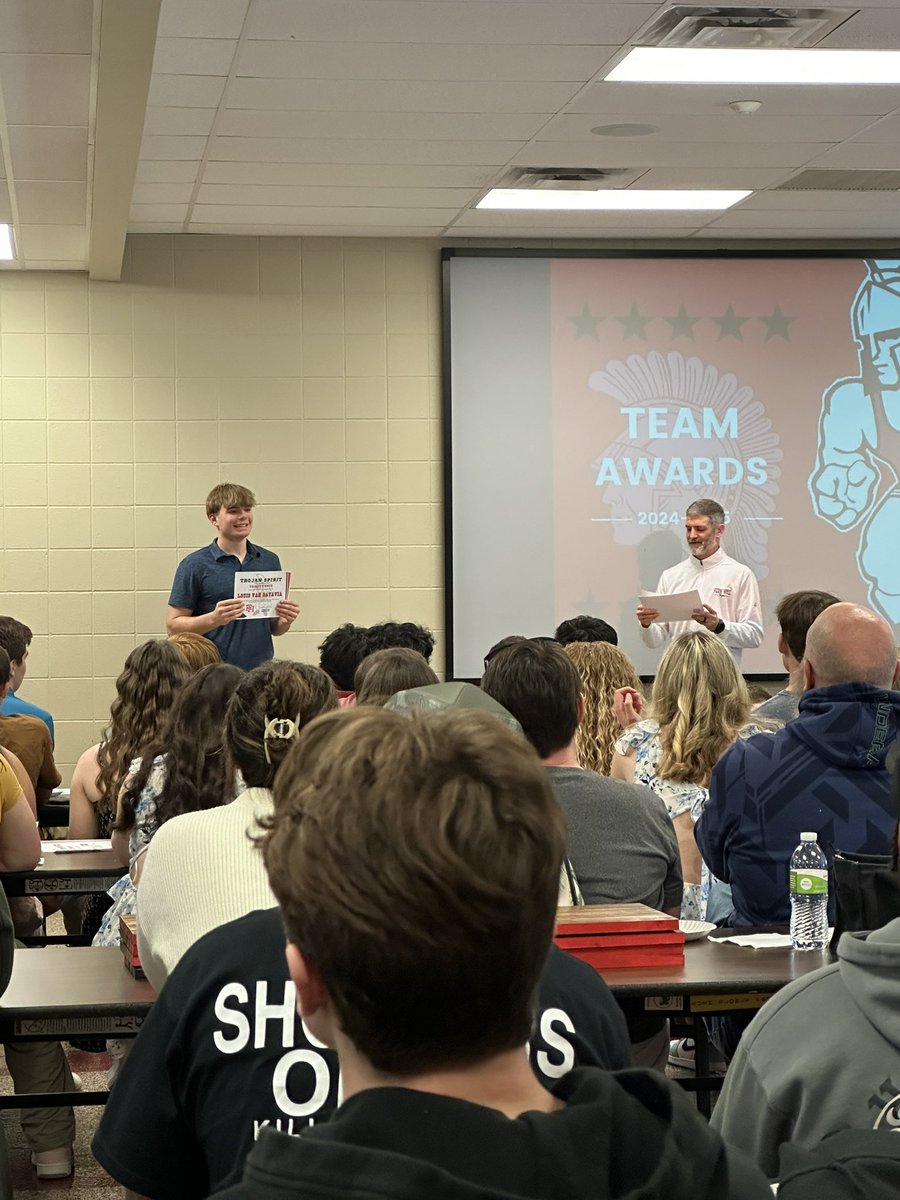 Congratulations <a href="/LouisVanB/">Louis Van Batavia</a> ! Varsity wrestling Team Spirit Award.