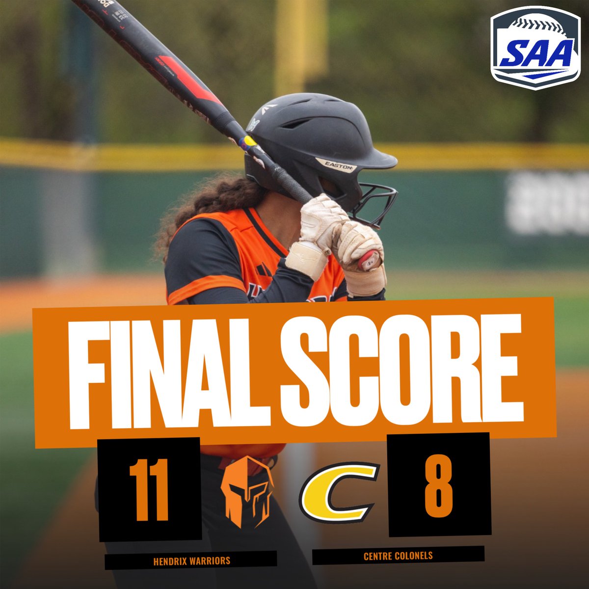 🥎 | FINAL

TORI MALDONADO WALKS IT OFF IN THE BOTTOM OF THE 7th WITH A 3 RUN BOMB. 

Game 3 is scheduled for tomorrow at 11:00 AM.