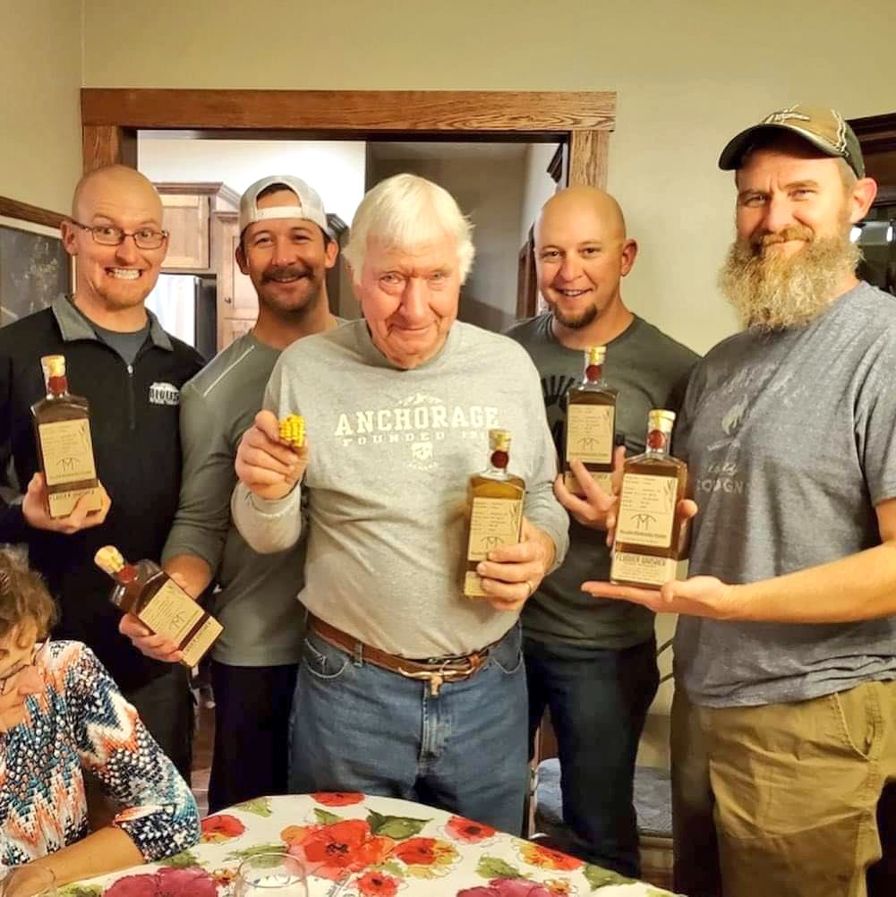 Planting corn this year? Have it distilled into custom labeled whiskey or bourbon this fall in time for Christmas gifts and celebrations! To receive your prepaid postage package to send us your grain (rye and wheat work as well), check out flyoverwhiskey.com ! #corn #cattle