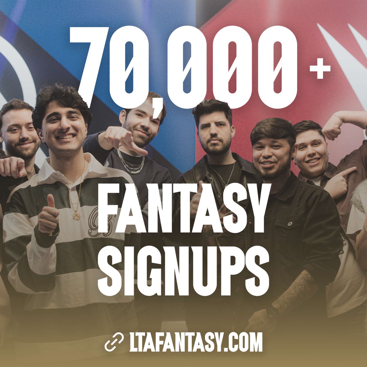 Thank you to everyone who signed up for #LTA Fantasy through week 1! 💙

We're grateful for all of the feedback we've gotten to help us improve the platform during our Split 2 beta.