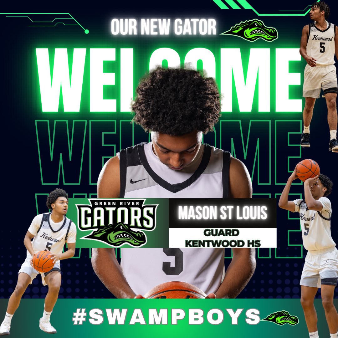 Welcome to the #SwampBoys 2nd official signee Mason St Louis from Kentwood High School. This dynamic wing player will help this group tremendously. Really excited about adding him to this group! #5G