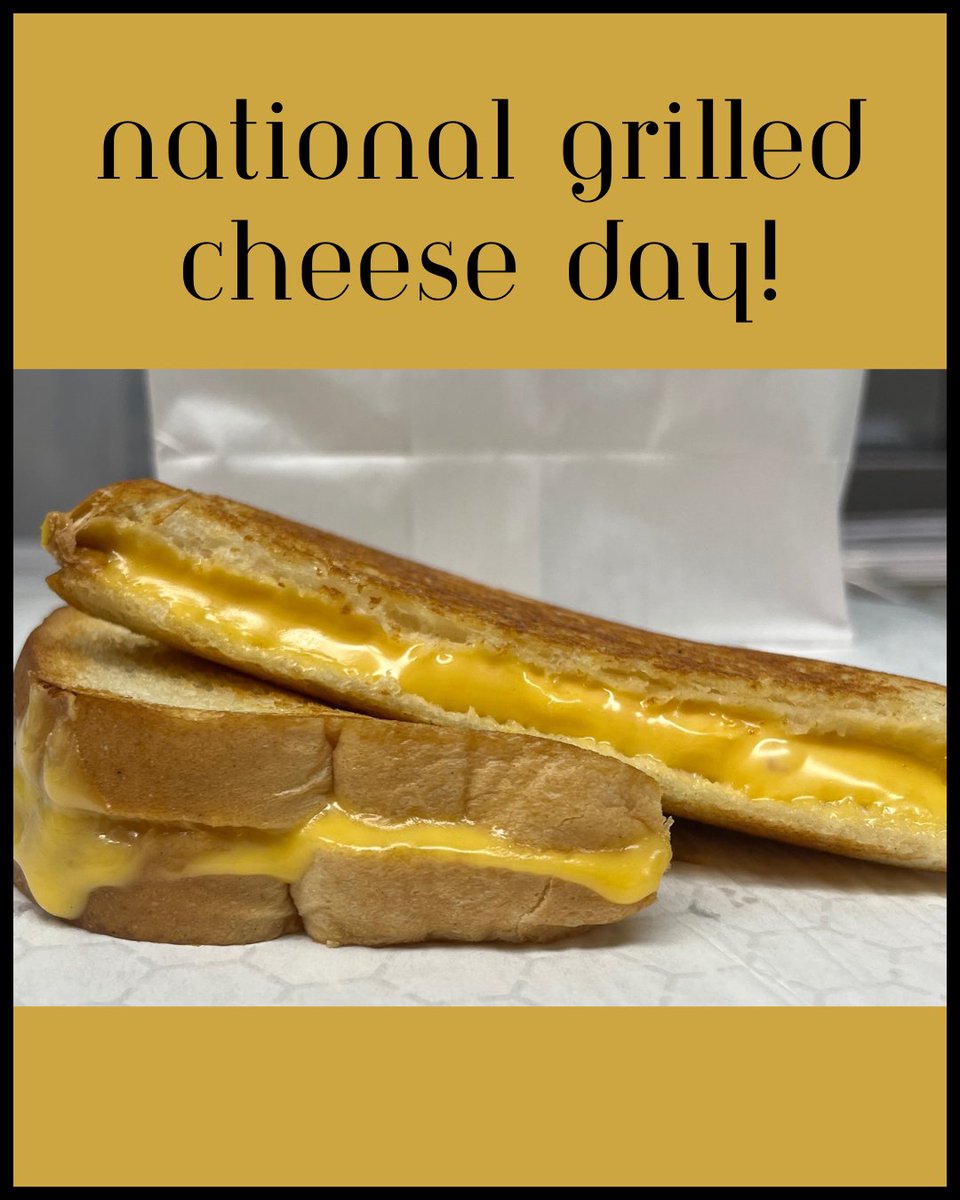 Happy National Grilled Cheese Day! Who doesn't love a good grilled cheese?!?!