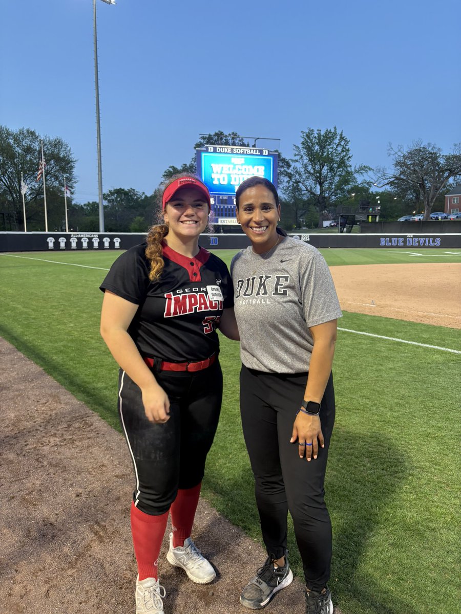 Brooke Donofrio 2027 (@bdonofrio2027) on Twitter photo Thank you <a href="/DukeSOFTBALL/">Duke Softball</a> inviting me to your Blue Devil Experience camp yesterday!! I loved watching the blue devils take home the win vs UNC!! Thank you to the staff and players for great instruction and feedback!! Hope to be back in Durham soon‼️💙😈
<a href="/DukeCoachYoung/">Marissa Young</a> <a href="/prstaggs/">Parker Staggs</a> Thank you <a href="/DukeSOFTBALL/">Duke Softball</a> inviting me to your Blue Devil Experience camp yesterday!! I loved watching the blue devils take home the win vs UNC!! Thank you to the staff and players for great instruction and feedback!! Hope to be back in Durham soon‼️💙😈
<a href="/DukeCoachYoung/">Marissa Young</a> <a href="/prstaggs/">Parker Staggs</a>