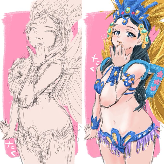 ブラッシュアップ💃 
#イラスト #illustration 