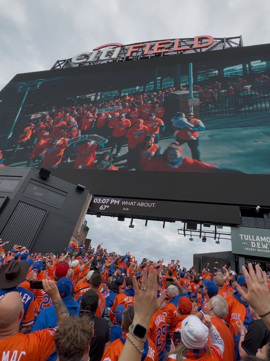 Darren Meenan (@darrenjmeenan) on Twitter photo Opening Day 15 years ago today: Selling t-shirts I printed on the tailgate of my pickup truck under the highway. Opening Day this year: Your crew is part of the <a href="/Mets/">New York Mets</a> official hype video. Never give up. Opening Day 15 years ago today: Selling t-shirts I printed on the tailgate of my pickup truck under the highway. Opening Day this year: Your crew is part of the <a href="/Mets/">New York Mets</a> official hype video. Never give up.