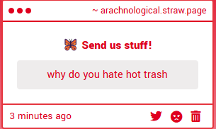 well, I wouldn't say hate per say... -🐩

are you serious. we're thankful for the free promo from them, but are you serious. -🐈