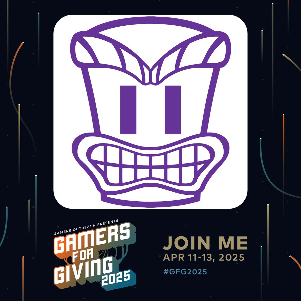Aloha Everyone!

We are so excited to announce that Twitch Hawaii has a team set up for this year's Gamers for Giving event <a href="/GamersOutreach/">Gamers Outreach</a> #GFG2025!
This year, we are hoping to reach our Tiltify goal of $25,000! So come hang out, have a blast, and watch some amazing people!