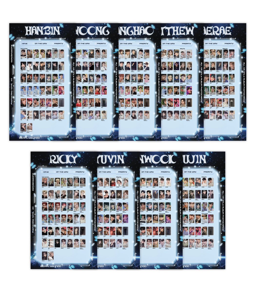 zerobaseone ꒰ 제로베이스원 ꒱ photocard templates 

⇢ all kr only album pcs member templates 

꒰ HD/4K versions in gdrive - link on my profile ꒱

#제베원 #ZB1 #hanbin #jiwoong #zhanghao #matthew #taerae #ricky #gyuvin #gunwook #yujin