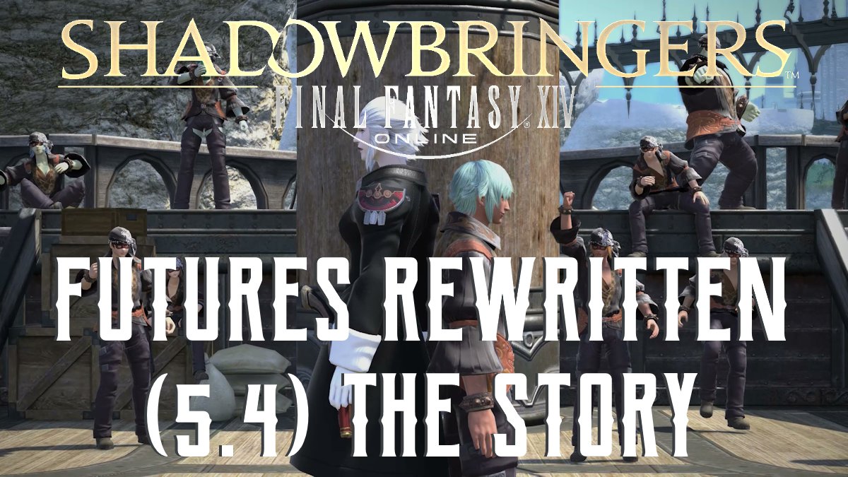 drCokerGaming's tweet photo. After a VERY long wait... here is the story of FFXIV Shadowbringers patch 5.4: Futures Rewritten!

https://t.co/efcSopT7w9 https://t.co/FhTMTbPp3C