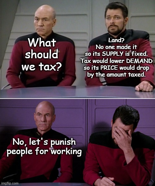 timcrinion's tweet image. If the law of supply and demand is true, then LVT cannot simply be passed to tenants.
In fact, it's the only tax that cannot be passed to the consumer.