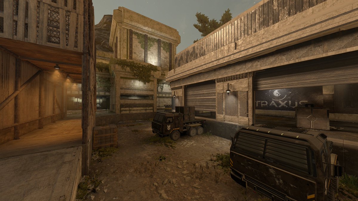 ZaddyHammer's tweet image. Some pics from my Ghost Town themed SnD map!
#Halo #Forge #LevelDesign #EnvironmentalArt