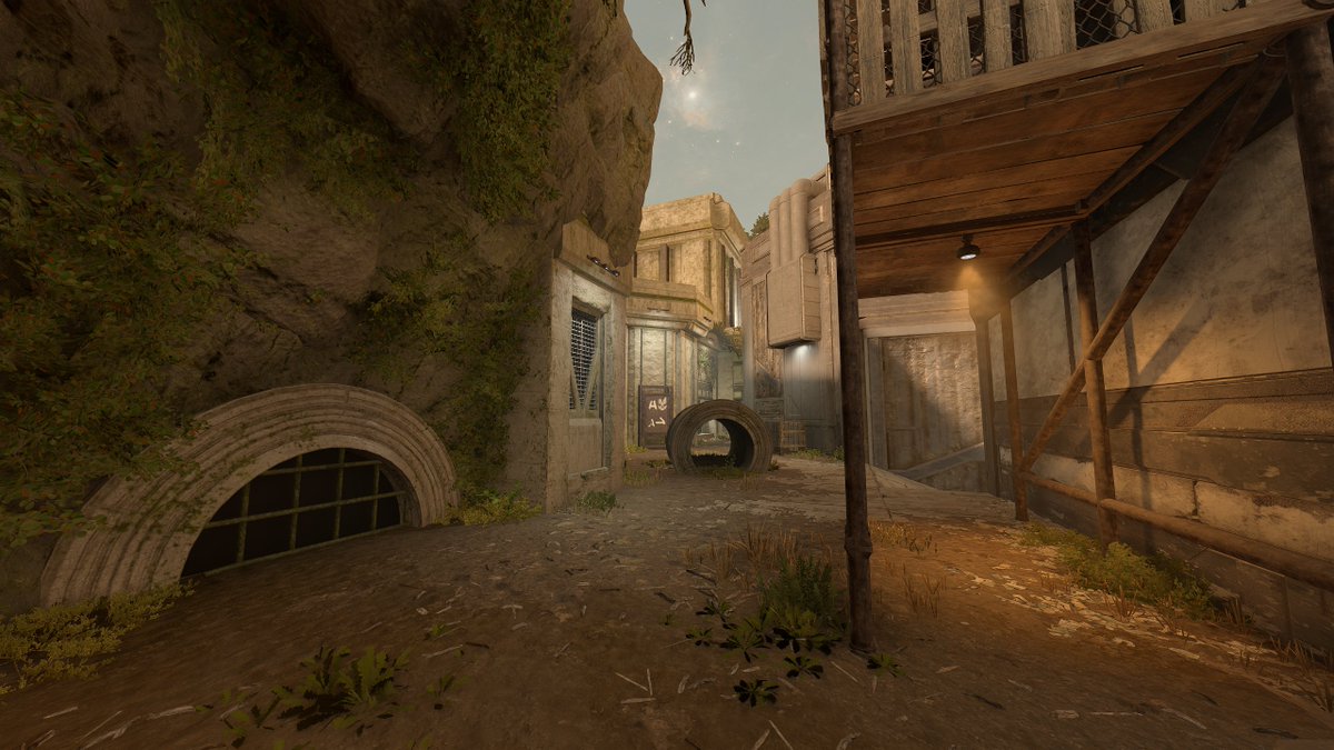 ZaddyHammer's tweet image. Some pics from my Ghost Town themed SnD map!
#Halo #Forge #LevelDesign #EnvironmentalArt