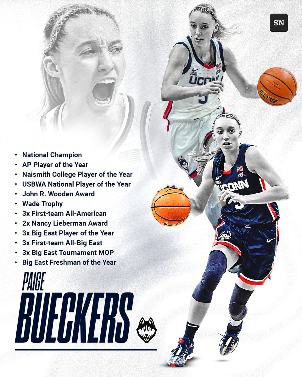 Paige Bueckers ends her college career as a National Champion at UConn 👏